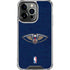 NBA New Orleans Pelicans Distressed iPhone 16 Pro Max Clear Case